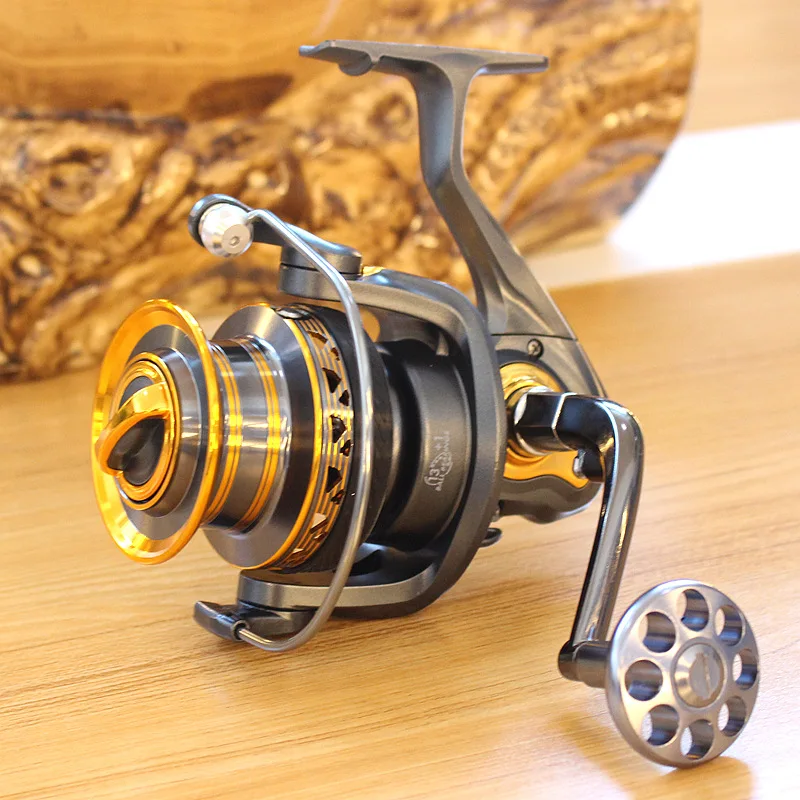 

Metal Line Cup Fishing Reel Sea Spinning Reel Carp Fishing Ocean Rock Fishing Fake Bait Pre-Loading Spinning Wheel Lake