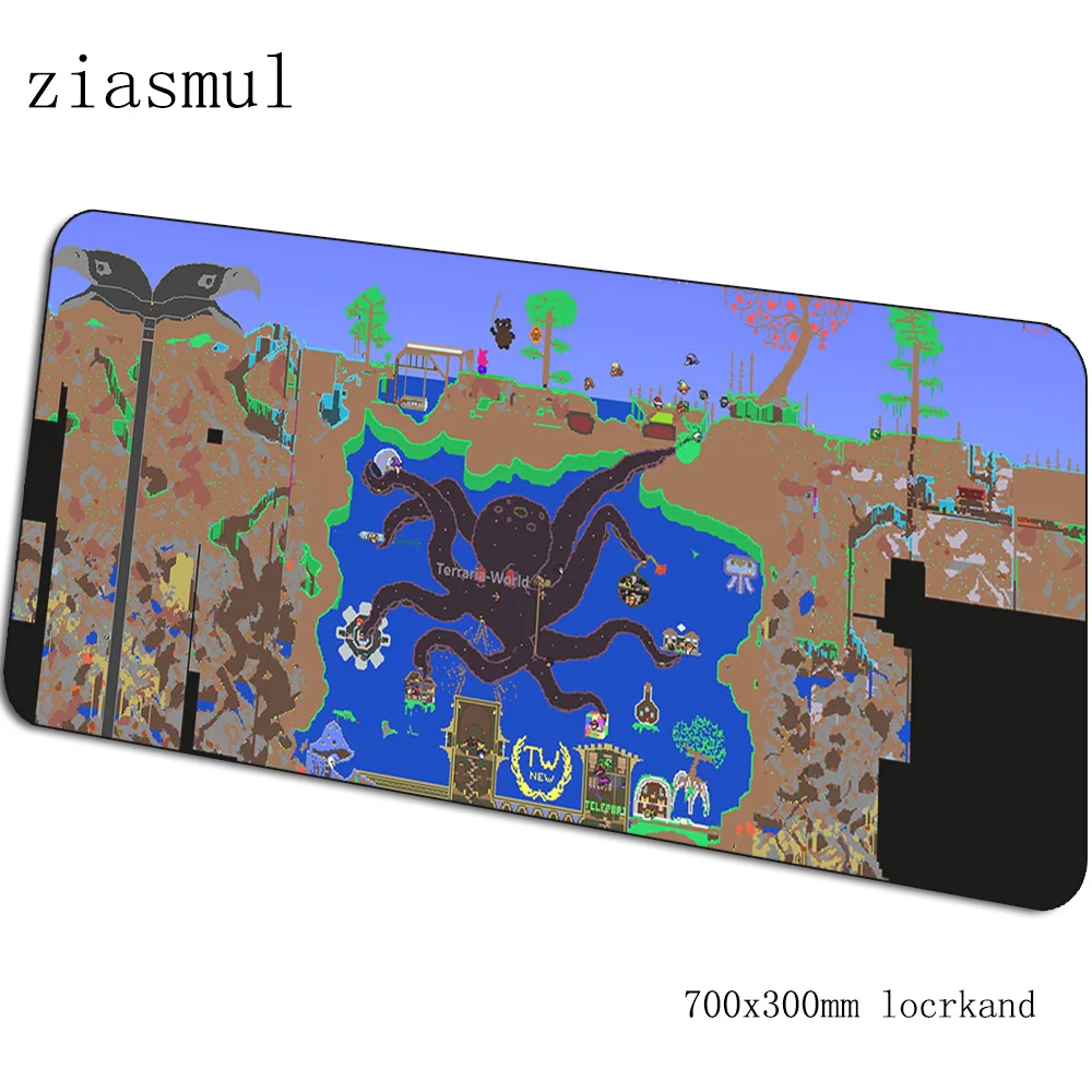 terraria mouse pad 70x30cm gaming mousepad Boy Gift office notbook desk mat cool Kawaii padmouse games pc gamer mats - Цвет: pattern 4