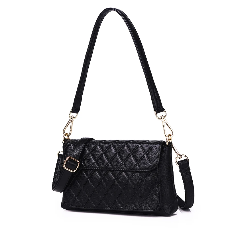 

Ladies Genuine Leather Handbags Fashion Women Bag Solid Leather Shoulder Bag Flap Crossbody Bags for Women Messenger Bags Tote