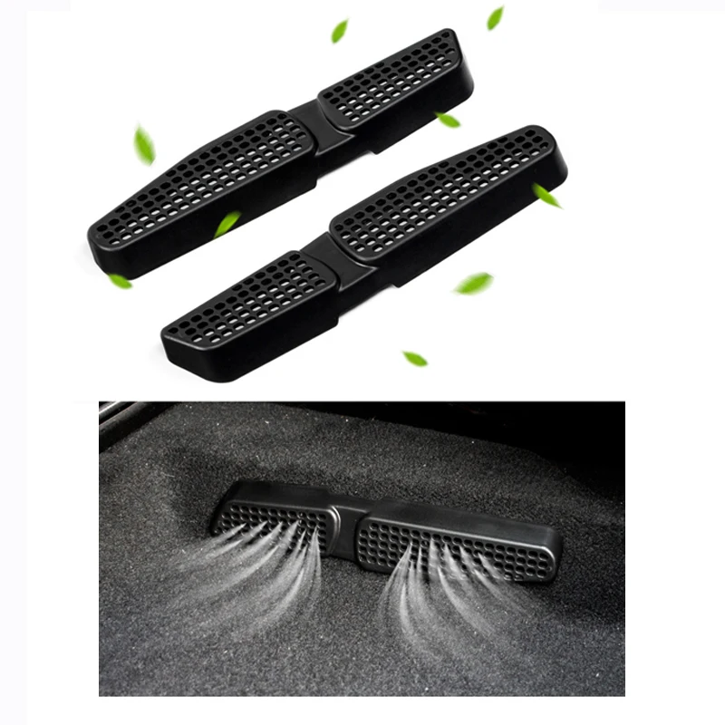 

1 пара автомобильных чехлов для кондиционера под заднем сиденьем, вентиляционное отверстие для Passat Tiguan Mk2 Allspace 2016 2017 2018