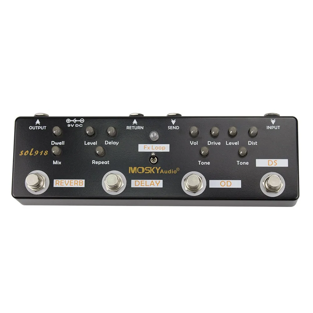 

230x65x35mm Effect Pedal Guitar Multi Effects Pedal Boost Effect Bypass