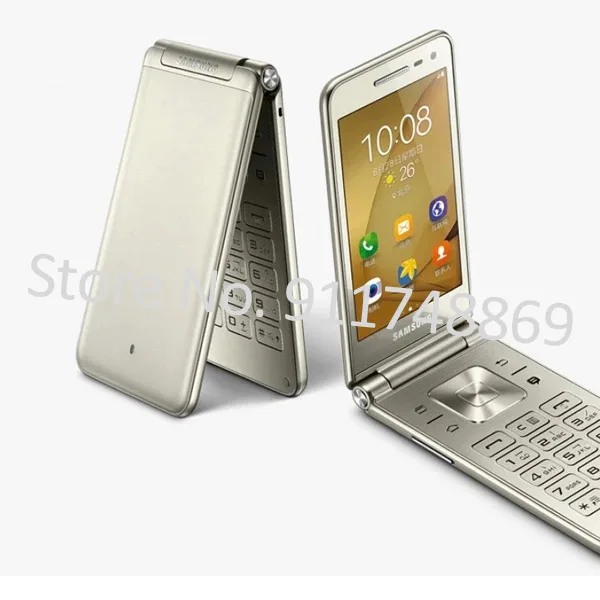 samsung galaxy folder g1600 2016 cell phone refurbished 99 3 8 2gb 16gb flip unlocked mobile phone dual sim phone free global shipping