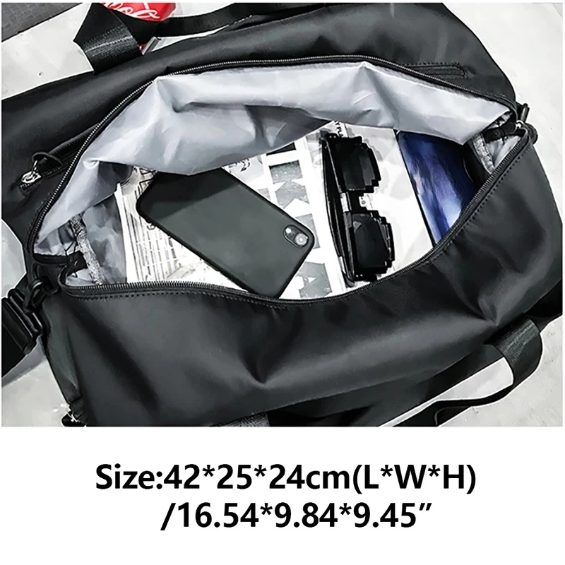 Sport Gym Bag Fitness Dry and Wet Separation Yoga Bag Waterproof Travel Shoes Handbag Women's Shoes Shoulder Bag Sports Suitcase