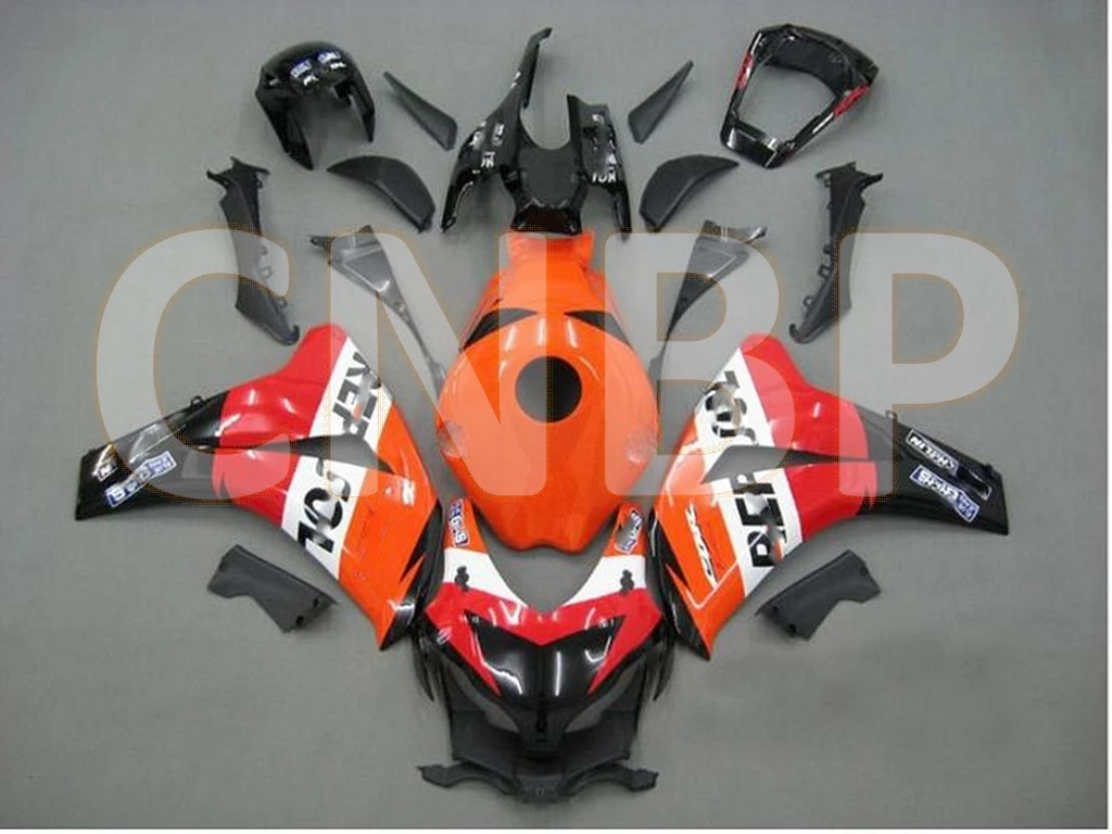 CBR 1000 RR 2008 - 2011 Пластиковые обтекатели CBR1000RR 2009 REPSOL наборы корпусов CBR1000 09 10 Набор