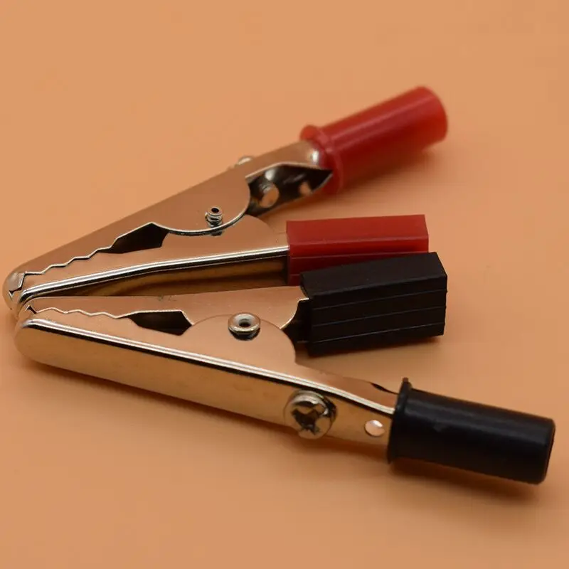 IMC Горячая 10 шт 50 мм пластиковая ручка тестовый зонд металлические зажимы