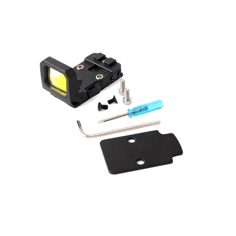 Складной голографический прицел M4 Airsoft Red Dot Sight телескопический козырек для