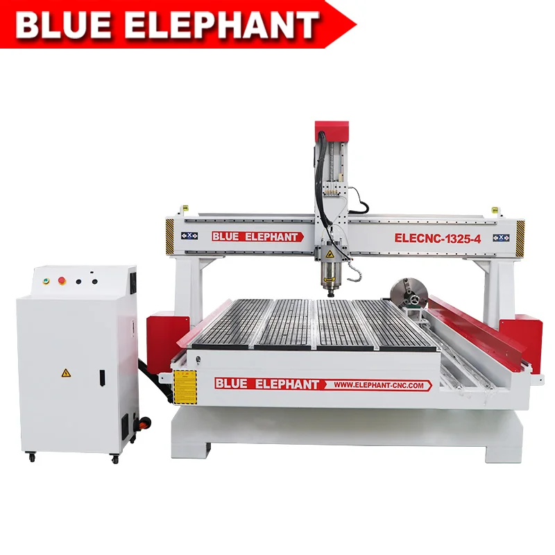 Фрезерный станок с ЧПУ Blue elephant 1325 фрезерный водяным охлаждением 4 осевой