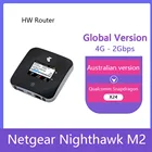 Новинка 90% года, разблокированный мобильный телефон Netgear Nighthawk M2 MR2100 cat20, 2 Гб скорости, 4GX Gigabit, 4G, 4g, rj45 + 2 антенны