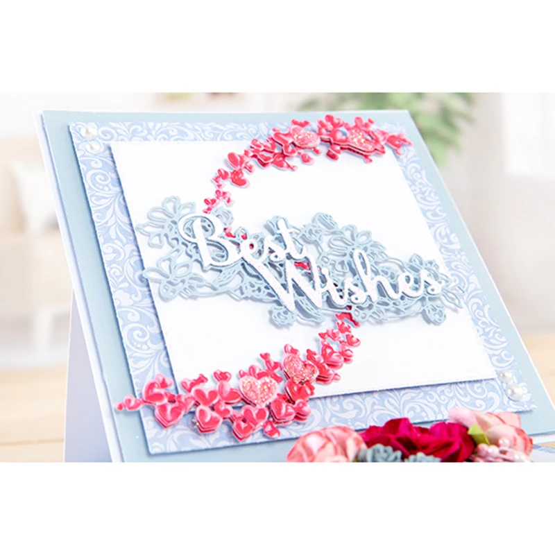 

DIY New Metal Cutting Dies and Scrapbooking For Paper Making Lace Decoration Embossing No Stamps Frame Card Craft 2020