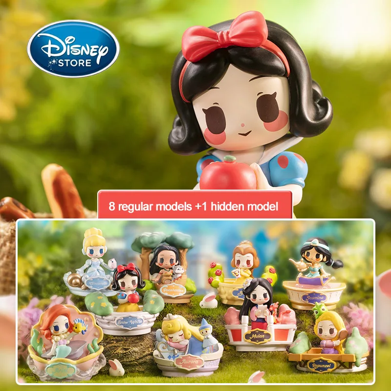 

Disney Princess Blind Box Snow White Ariel Mulan Cute Handmade Collection Decoration Gift Casual Girl Children's Toy