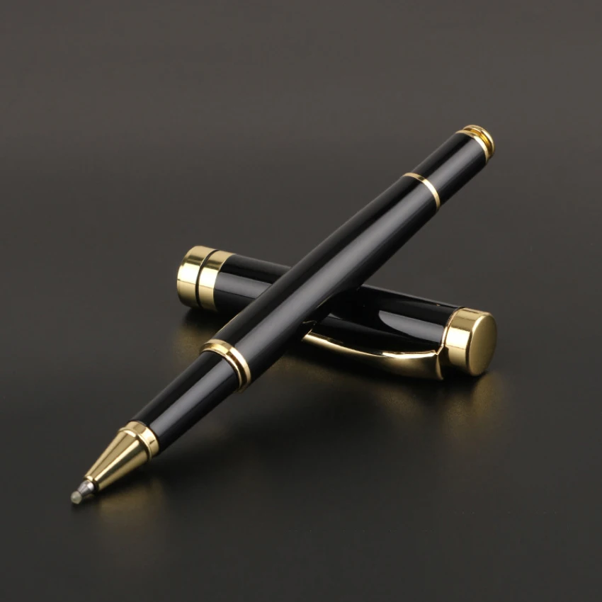 

Free shipping Luxury Metal Roller Pens School Business Office Signature Gift Pen Writing MB Student Stationery Supplies