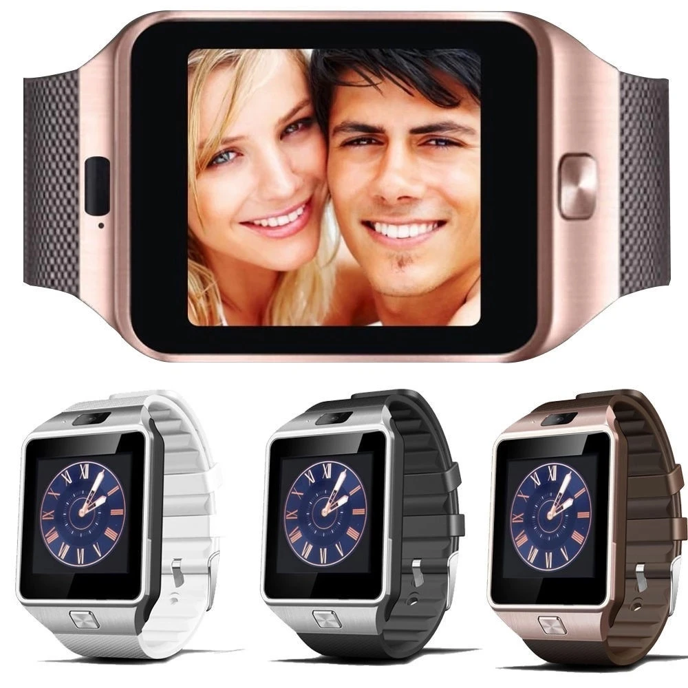 dz09 camera wristwatch with card smartwatch for android for iphone wearable devices wholesale battery smartwatch very modern free global shipping