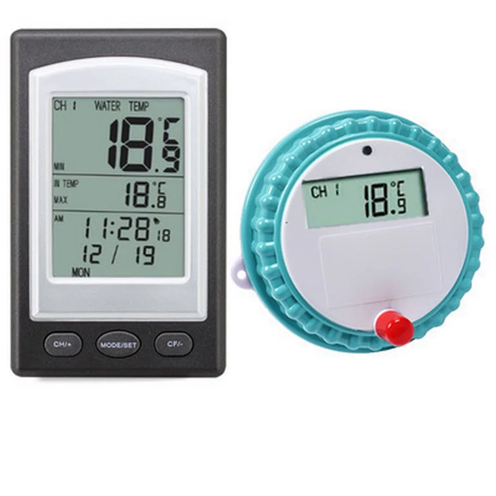 

Swimming Pool Thermometer LED Display Wireless Floating Thermometer SPA Pond Tub Waterproof Temperature Mearsuring Tools