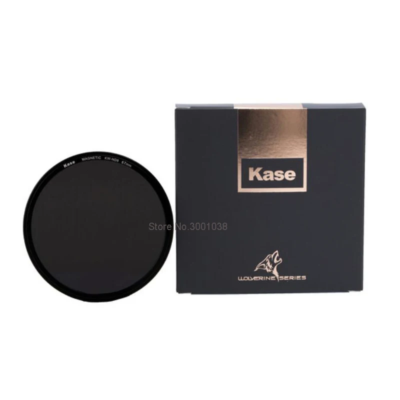 

Kase Wolverine 67mm Magnetic ND8 Solid Neutral Density 0.9 Filter with 67mm Front Filter Threads (3-Stop)