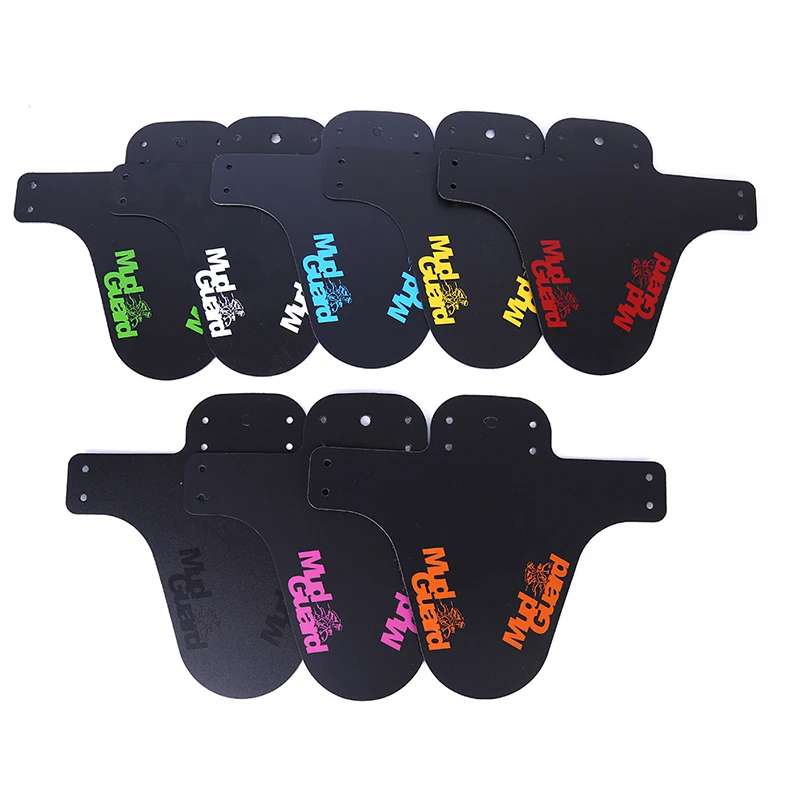 1 Set Colorful Bike Mudguard  Saver Mud Guard Wings Front Bicycle Mountain Bicycle Fender Bicycle Protective Parts