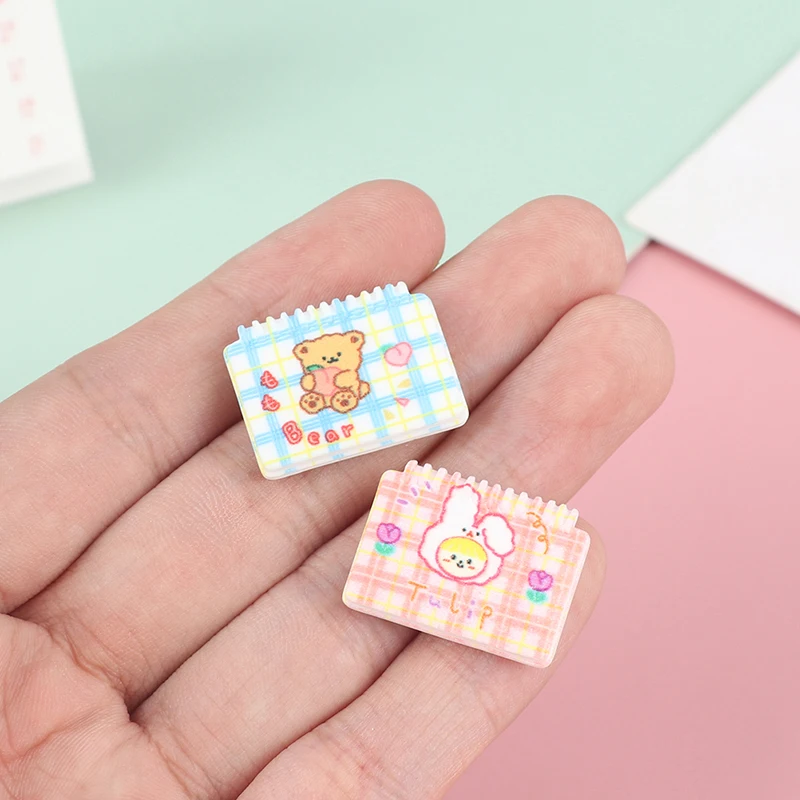 

2PCS 1:12 Dollhouse Miniature Mini Notebooks Model For Doll House DIY Furniture Decor Accessories Kids Toys