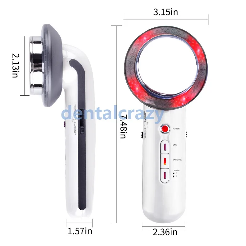 Kopen Gewichtsverlies Anti Cellulitis Huid Verfraaiing Machine Ultrasone Infrarood EMS Body Massage Afslanken Apparatuur