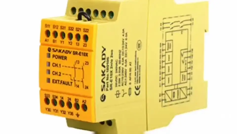

Control Level 4 Emergency Stop Switch Industrial Safety Relay