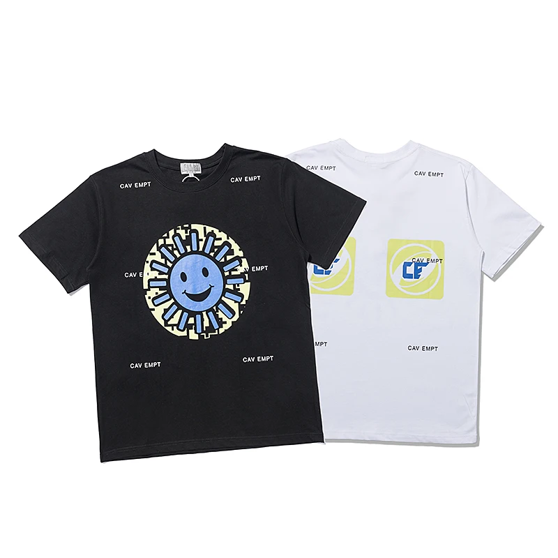 

2021 New Men's T-shirt CE Door Store Limited SolaRT Hitsubo Smile Sunflower CE Short-sleeved Loose Short-sleeved Men and Women