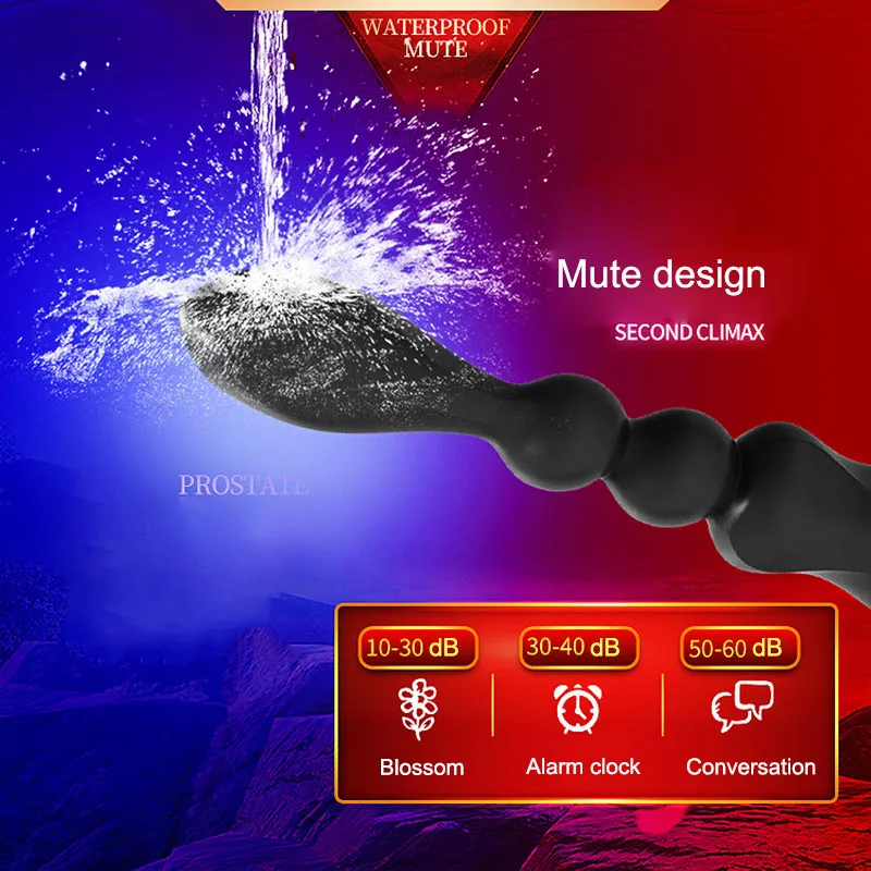 Мужской анальный вибратор 10 режимов вибрации usb зарядка массажер простаты все