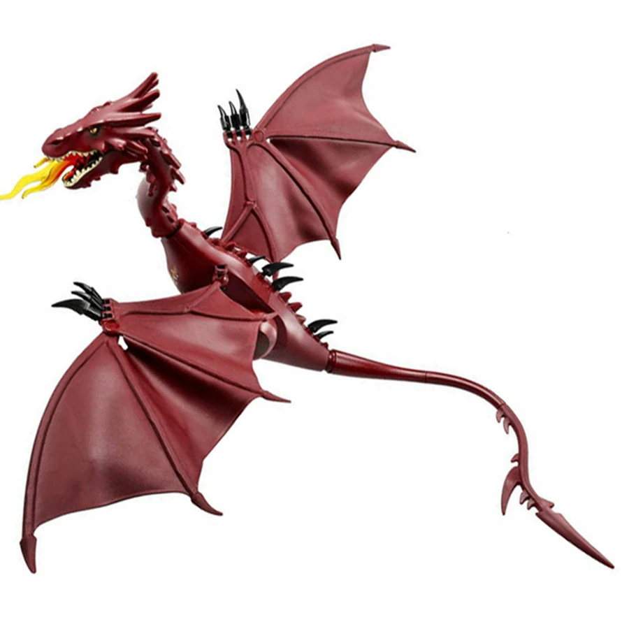 Дракон Smaug 79018 Хоббит животные Мини фигурки большая фигура Строительные блоки