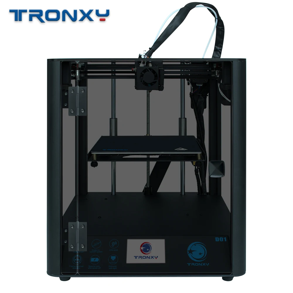 

[EU STOCK]TRONXY D01 3D Printer Fast Assembly with Industrial Linear Guide Titan Extruder Ultra-Quiet Mode,Acrylic Mas