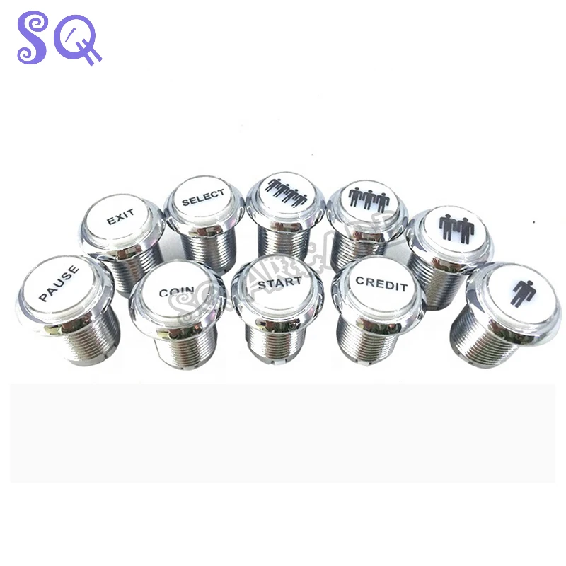 Бесплатная доставка/Аркады Кнопка/освещающий старт Аркады кнопки с светодиодный