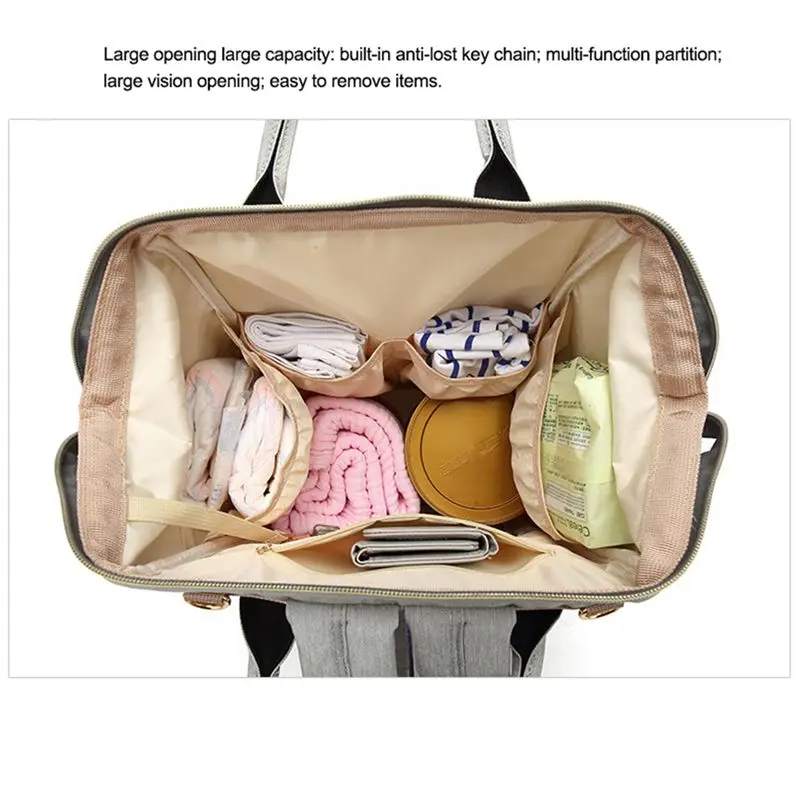 Модные подгузники с большой емкостью многофункциональная сумка для ухода