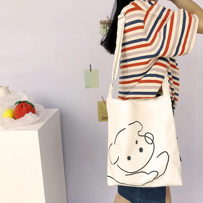 Youda оригинальный дизайн холщовая женская сумка модная через плечо для покупок