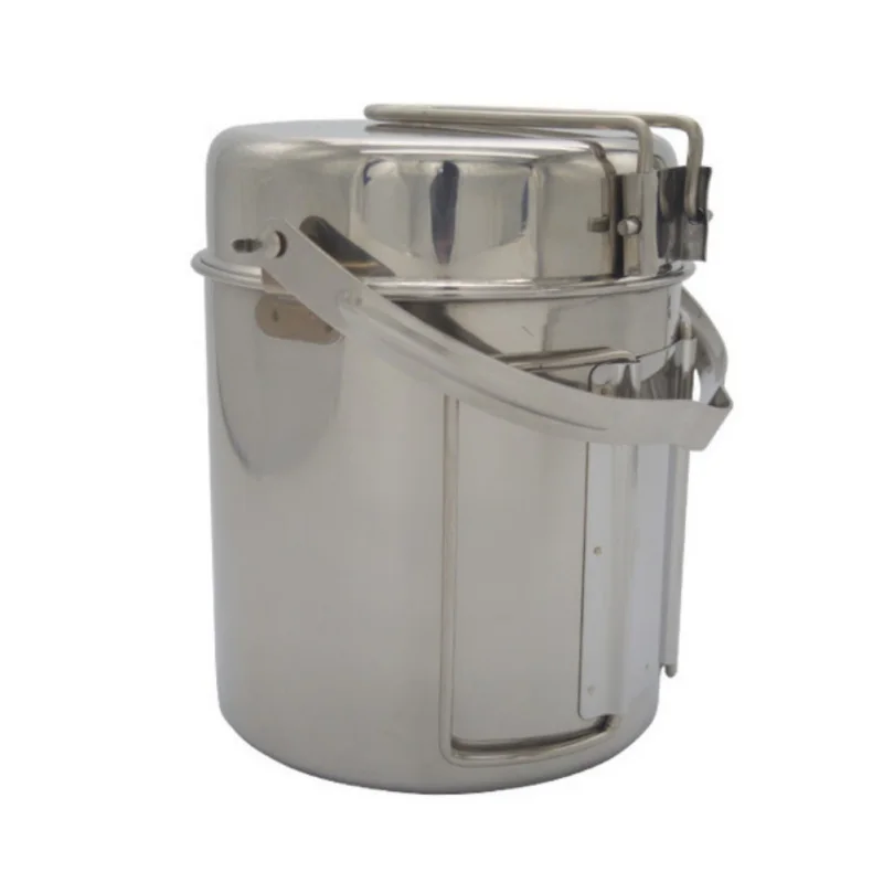 

2 шт., складная миска для кемпинга, из нержавеющей стали