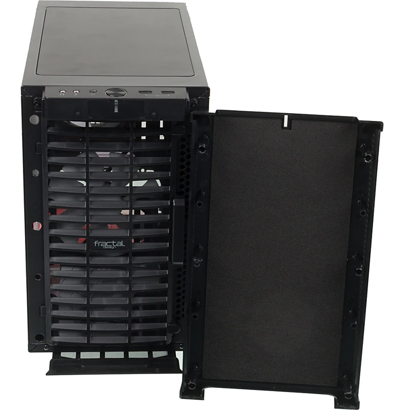 Корпус Fractal Design Define Nano S Window черный без БП miniITX 4x120mm 3x140mm 2xUSB3.0 audio bott | Компьютеры и