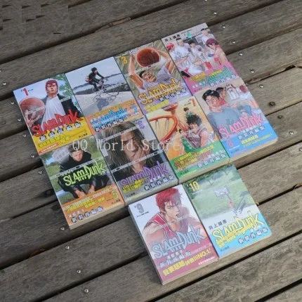 10 книга Slamdunk том 1-10 10-20 баскетбольный Спорт смешная фантазия манга Япония скачок