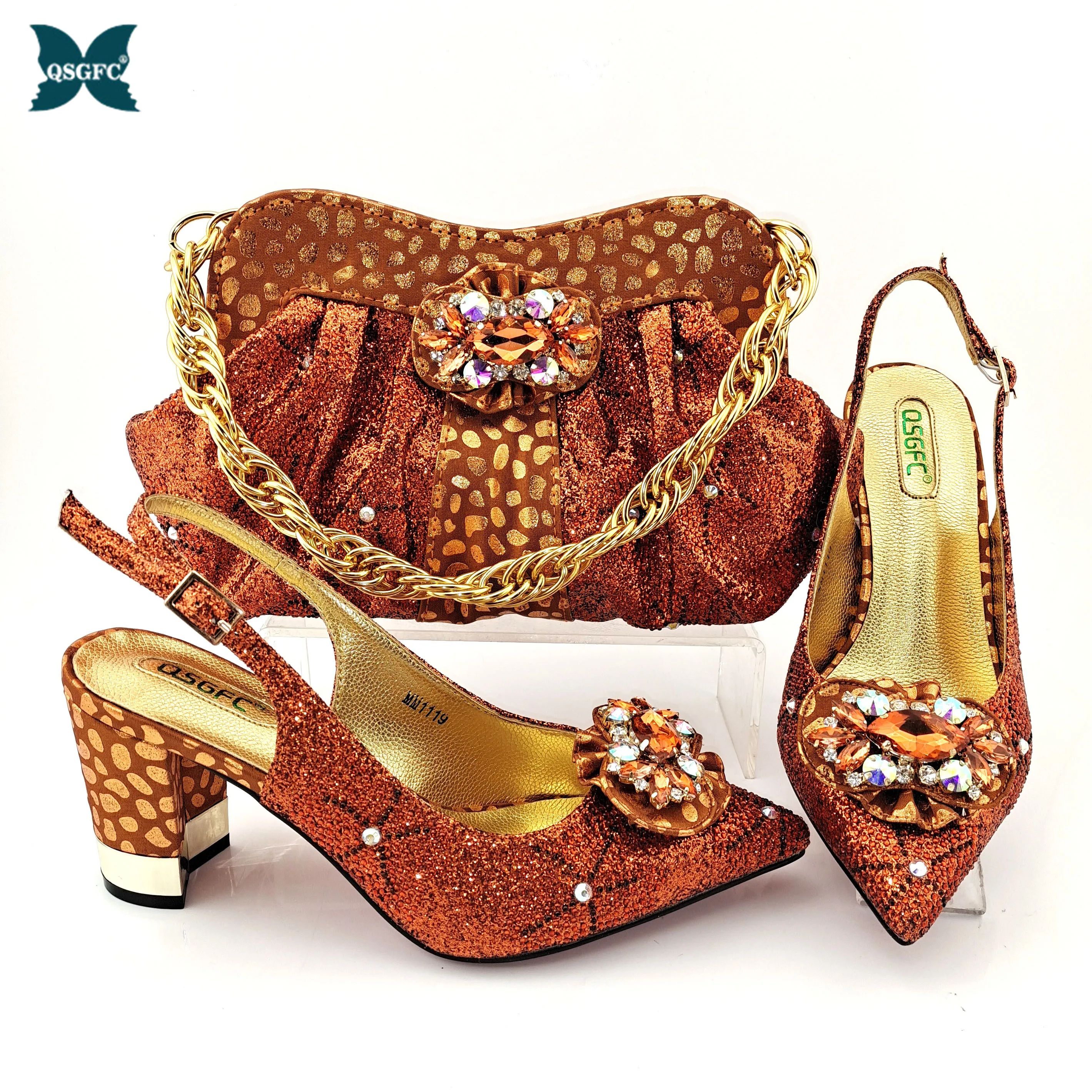 Африканская мода итальянский дизайн цветной яркий кристалл стиль женская обувь