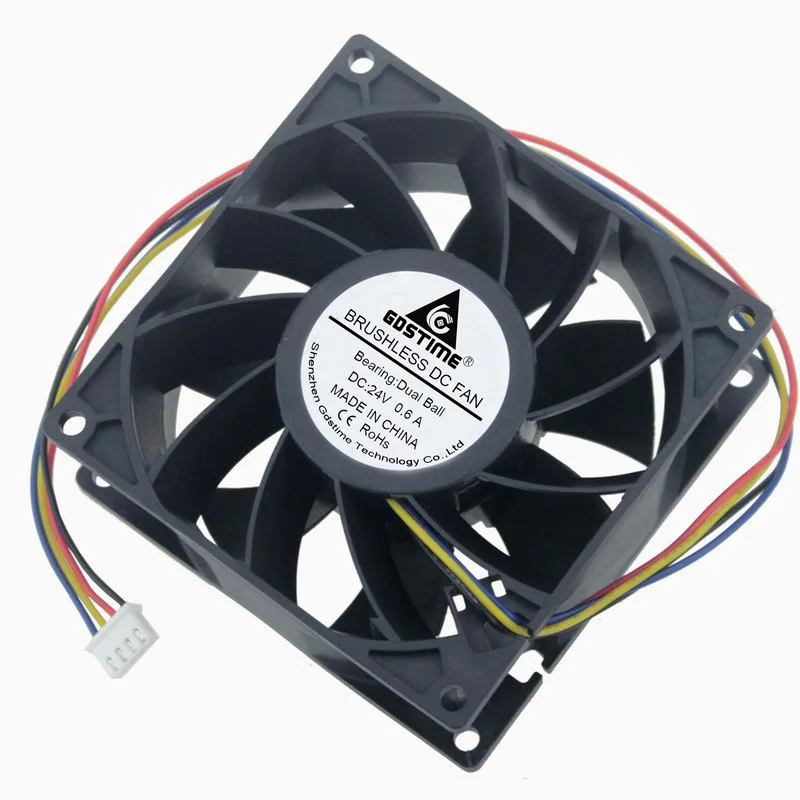 DC 12V 24V XH2.54 4PIN PWM FG 9238 9cm 92mm 92*92*38mm двойной шарикоподшипник Бесщеточный Охлаждающий