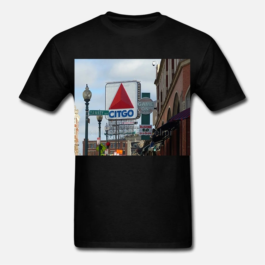 Мужская футболка с коротким рукавом Citgo Sign At Fenway Park унисекс женская