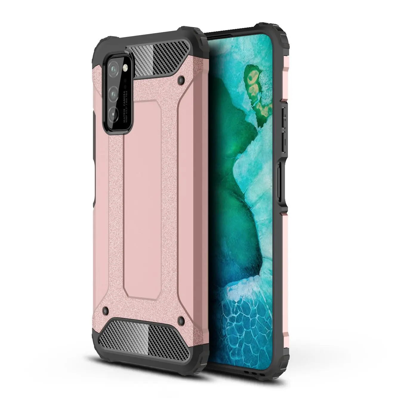 

Anti Fall Rugged Armor Four-Corner Phone Case For Huawei Honor V30 20S 10I 20 V20 20I 8A 10 Pro Lite Bring Protection Back Cover