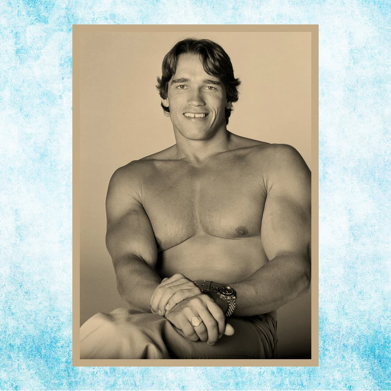 Арнольд Шварценеггер ретро постер фотопечать на холсте для гостиной украшение