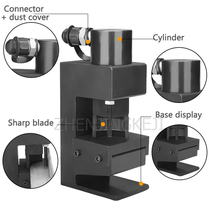 Small Hydraulic Chamfering Machine Multifunction Split Angle Steel Cutting Round Corner Chamfer Iron Processing Equipment | Инструменты