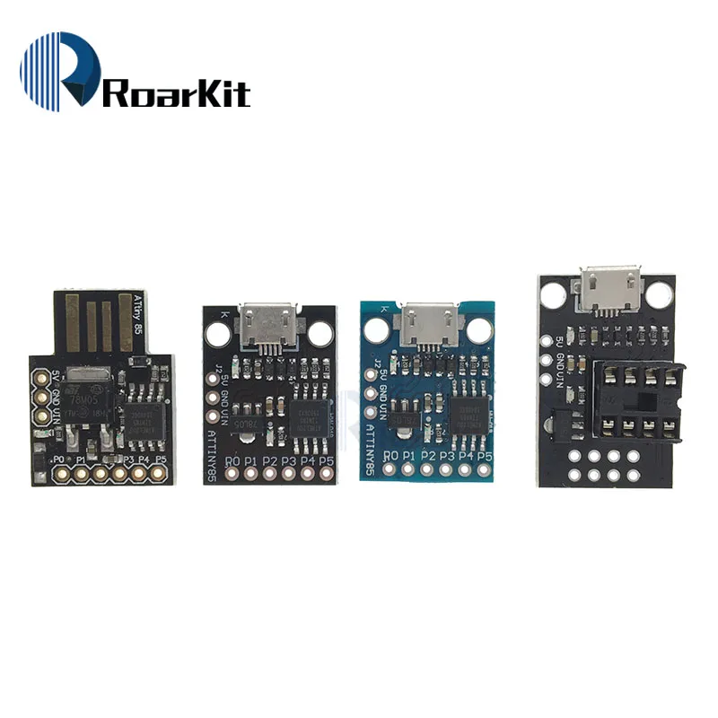 Digispark kickstarter миниатюрная Минимальная макетная плата ATTINY85 модуль для Arduino usb ATtiny13A/ATtiny25/ATtiny45 разъем