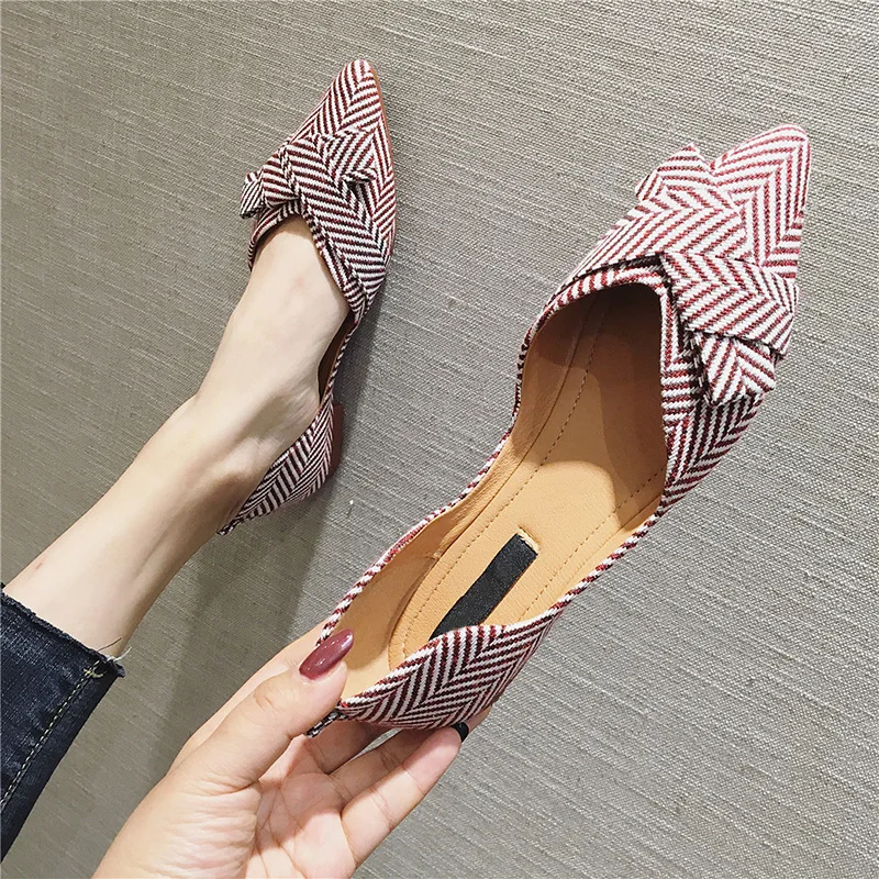 

Fashion Flats for Women Shoes Spring Summer Boat Shoes Pointed toe Casual Slip-on Shoes Elegant Ladies Footwear