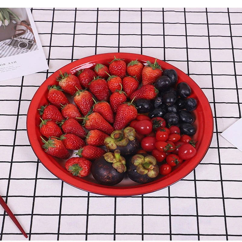 

China Ancient Plates For Food Stainless Fruit Tray Tray For Decoration Can Be Filled With Tea Cake Snacks Kitchen Metal Storage