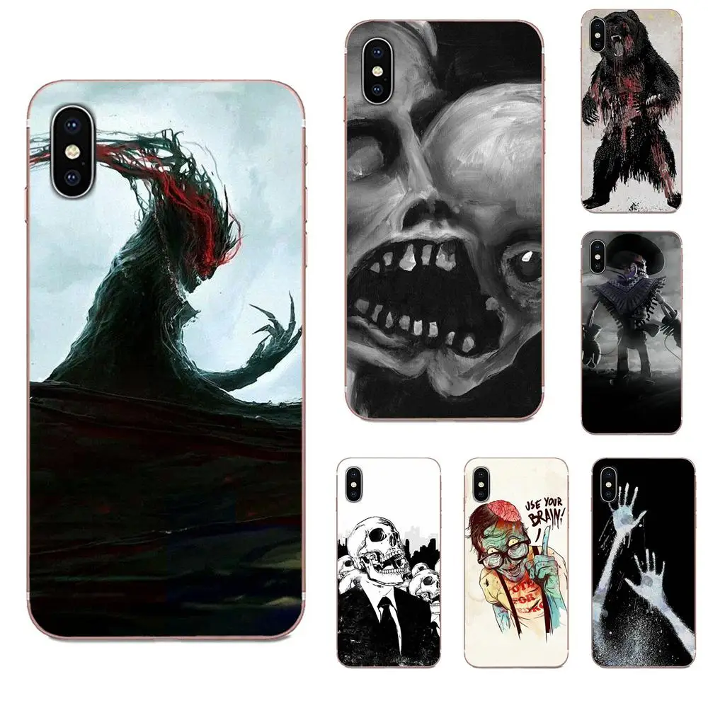 Ходячие мертвецы зомби череп для Samsung Galaxy J1 J3 J4 J5 J6 J7 A10 A20 A20E A3 A40 A5 A50 A7 2016 2017 2018