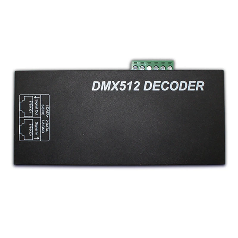 3CH RGBW DMX 512 декодер светодиодный контроллер 3 канала x 4A дисплей светильник DC12
