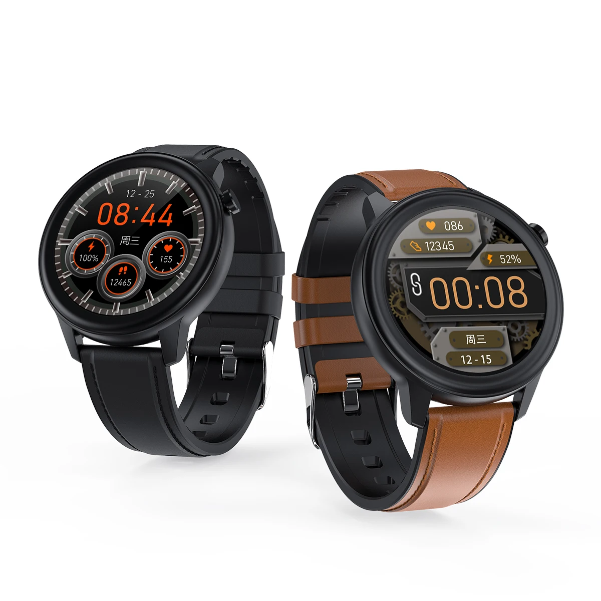 

2021 F81 Smart Watch Body Temperature Monitoring IP68 Waterproof Blood Pressure Heart Rate Fitness Tracker Sleep for Android iOS