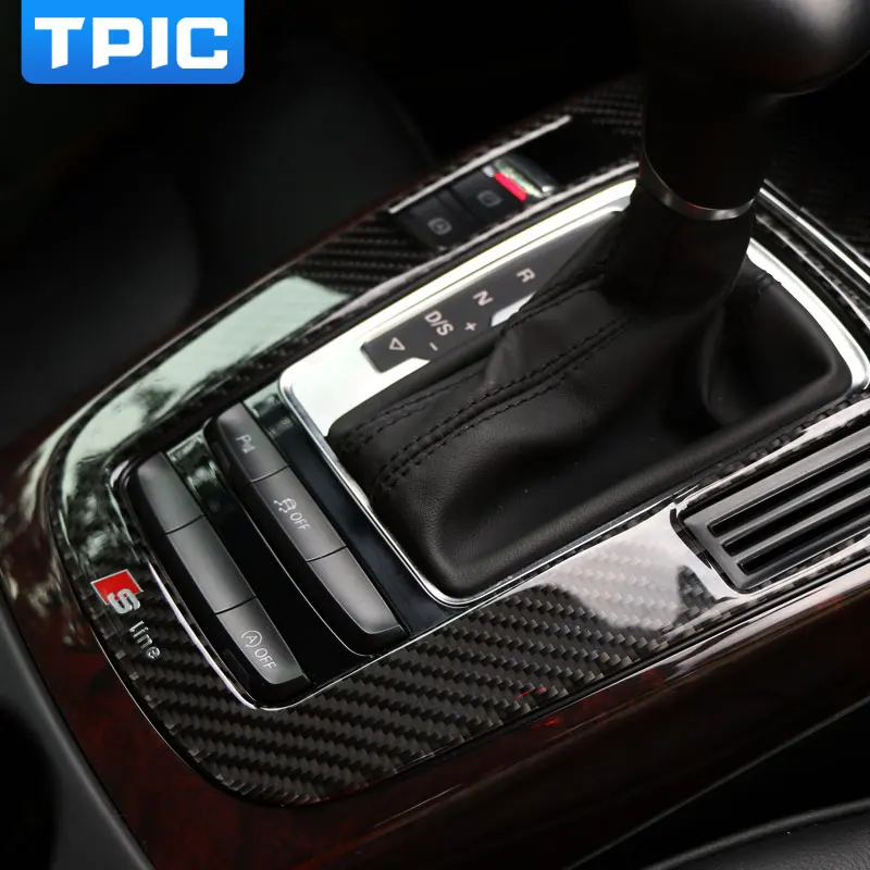 Автомобильный Стайлинг TPIC наклейка из углеродного волокна для Audi A4 A5 B8 2009-2015