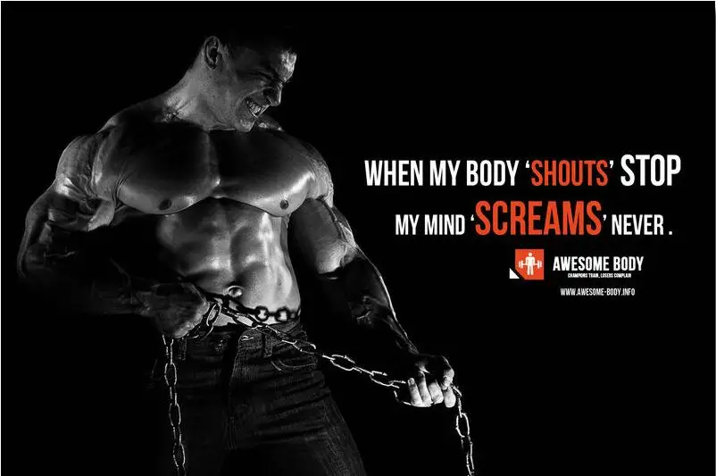 

Bodybuilding Fitness Motivational Art Silk Poster Print 24x36inch