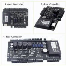 30,000 Users Capacity building access control system Multi Door Control Solution Four Door TCP/IP Web Server Controller