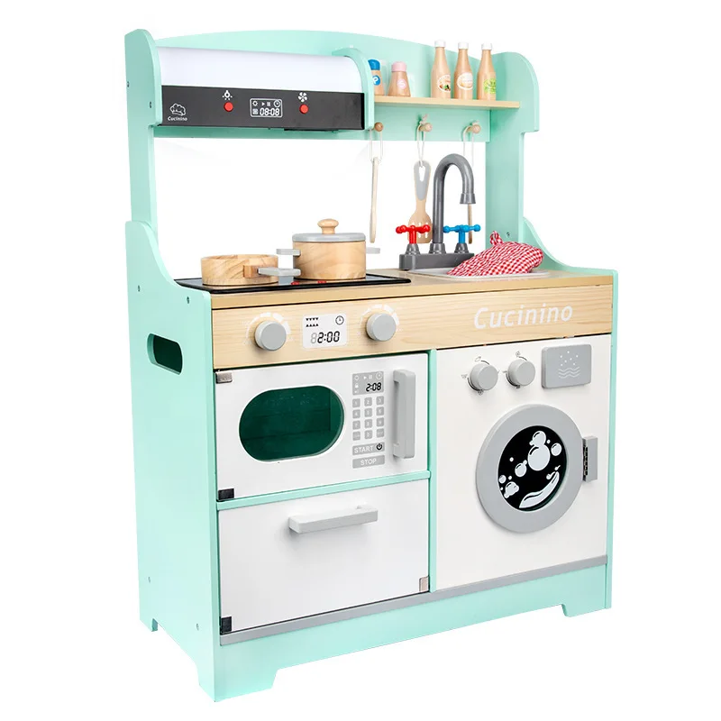 

Children's Simulation Play House Set Girl Variety Kitchen Wooden Boy Early Education Educational Toys Mini Kitchen Set For Kids