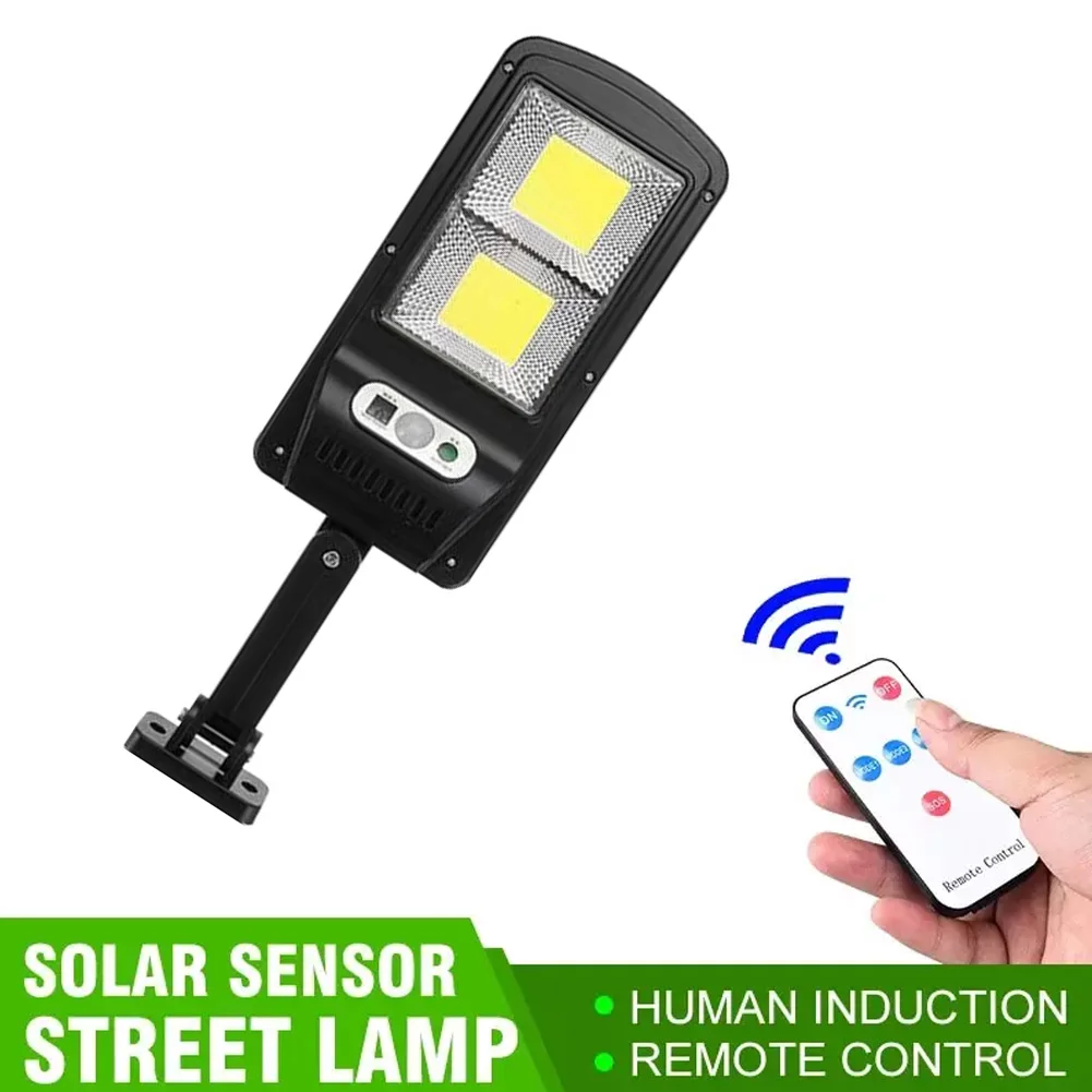 

Street Light LED Solar Charging COB Lamps 108 Waterproof Lamp Bead Outdoor LED Wall Lamp Remote Control Light For Plaza Garden