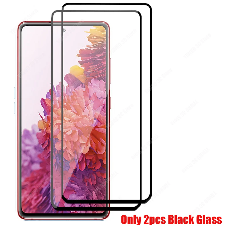 For Samsung Galaxy S20 FE Glass Screen Protector On For Samsung S20 FE Protective Glass Safety Front Tempered Camera Film S 20FE
